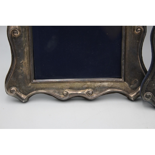 2302 - A pair of R. Carr hallmarked sterling silver photograph frames - approx. gross weight 1233 grams and... 