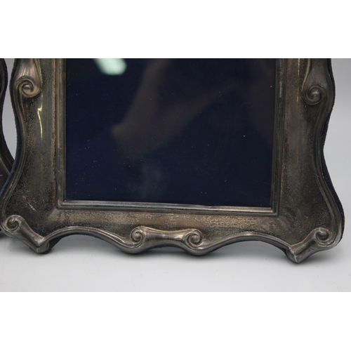 2302 - A pair of R. Carr hallmarked sterling silver photograph frames - approx. gross weight 1233 grams and... 