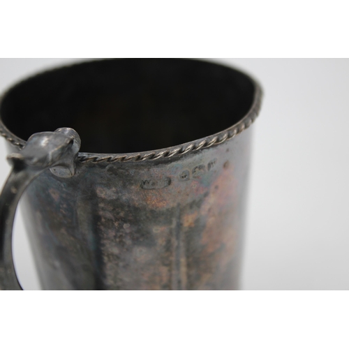 2315 - A hallmarked Birmingham silver Christening cup, dated 1938 - approx. gross weight 67 grams and 7cm d... 