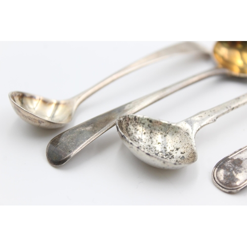 2320 - Eight hallmarked sterling silver condiment spoons - approx. gross weight 81 grams