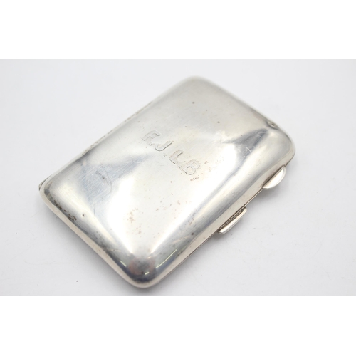 2322 - A William Neale & Sons Ltd hallmarked Birmingham silver cigarette case, dated 1922 - approx. gross w... 