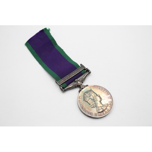 2354 - An Elizabeth II General Service medal with Borneo clasp presented to 23919043 L/CPL C. McCormick R.A... 