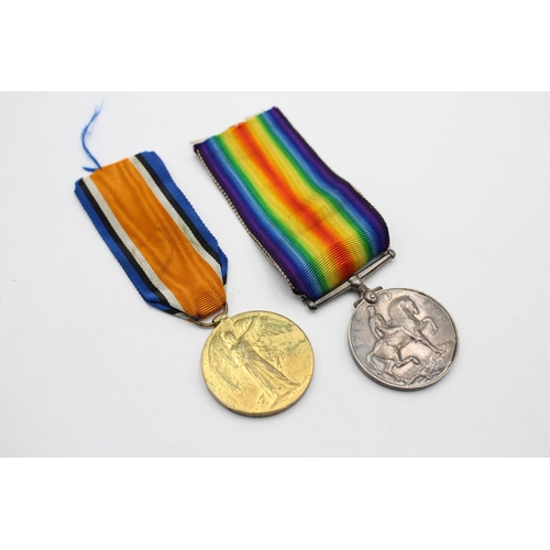 2355 - A WWI medal pair with original ribbons presented to 7829 SPR A. E. Wilkinson R.E