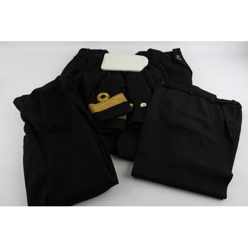 503 - A vintage Royal Navy officer's uniform comprising jacket and trousers