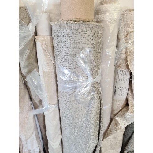 199 - Eighteen rolls of good quality fabric