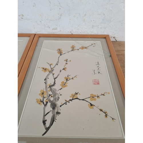 227 - Four framed Chinese watercolours