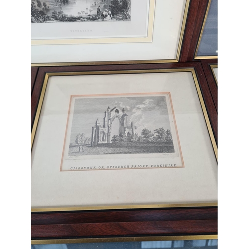 234 - Nine framed engravings