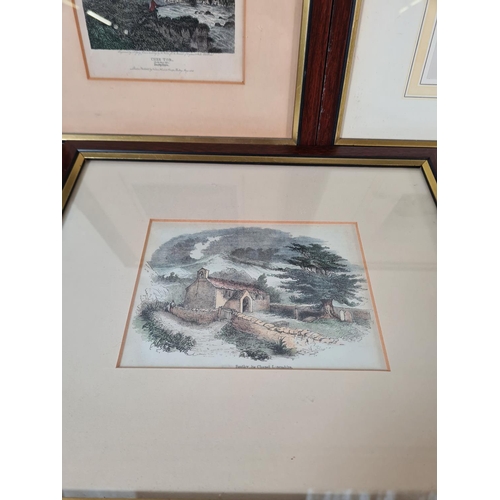 234 - Nine framed engravings