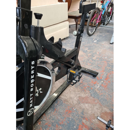 817 - A Matt Roberts professional spin exercise bike