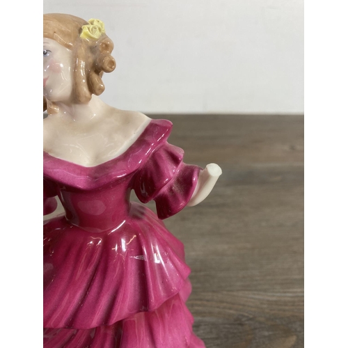 324 - Seven ceramic figurines to include Royal Doulton For You - HN 3754, Royal Doulton Kathleen - HN 3609... 