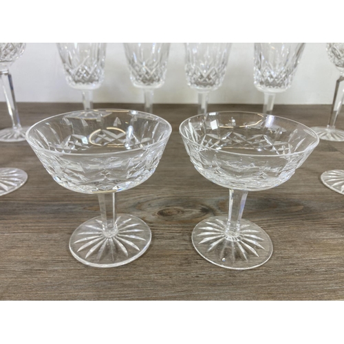 327 - Seventeen Waterford Crystal drinking glasses