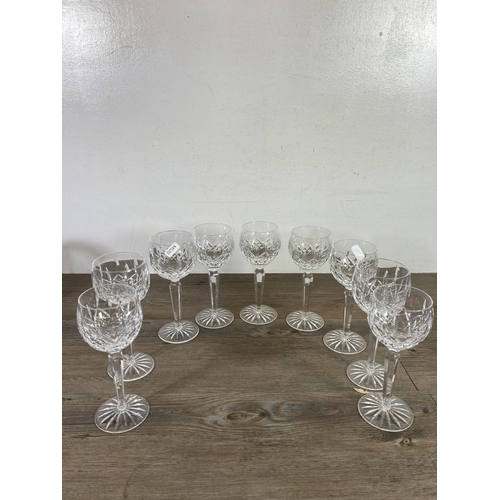 327 - Seventeen Waterford Crystal drinking glasses