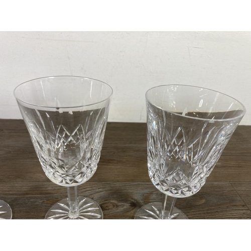 327 - Seventeen Waterford Crystal drinking glasses