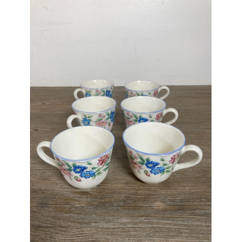 339 - Two Laura Ashley Hazelbury eighteen piece teasets