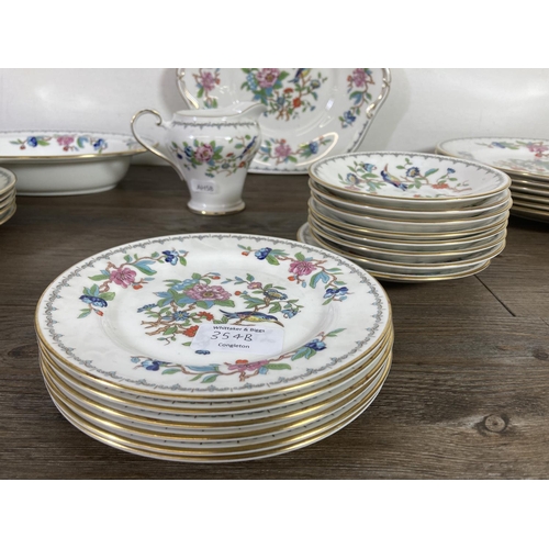 354B - A collection of Aynsley Pembroke bone china