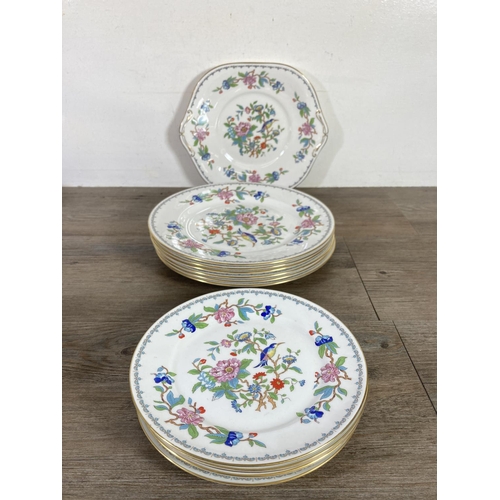 354B - A collection of Aynsley Pembroke bone china