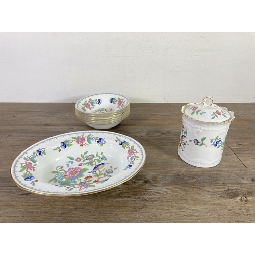 354B - A collection of Aynsley Pembroke bone china