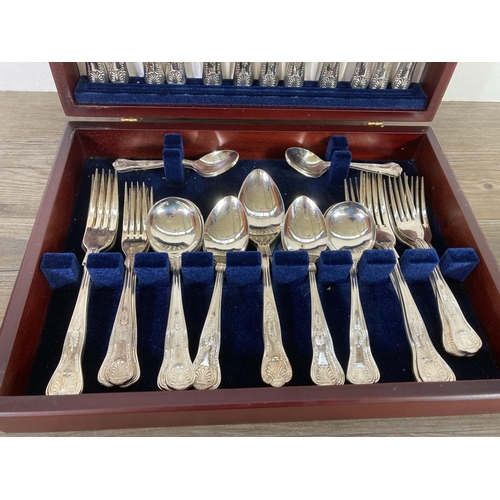 360 - A Regency Manor forty four piece canteen of King's pattern cutlery