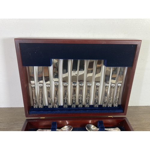 360 - A Regency Manor forty four piece canteen of King's pattern cutlery