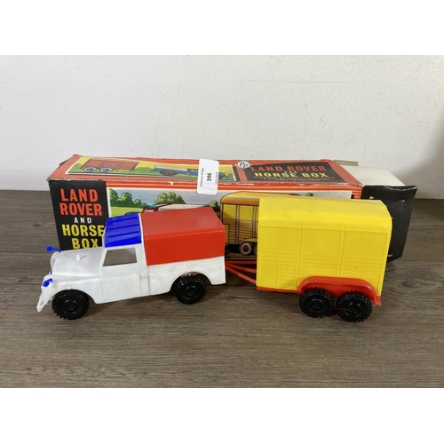 396 - Six boxed mid 20th century model vehicles to include OK Empire Made Rolls-Royce no. 3744, Empire Mad... 