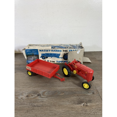 396 - Six boxed mid 20th century model vehicles to include OK Empire Made Rolls-Royce no. 3744, Empire Mad... 