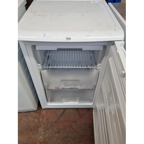 795 - A Beko under counter freezer approx. 55cm wide