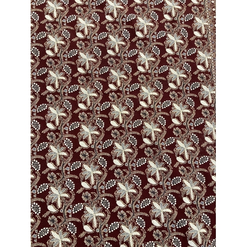 446 - A late 20th century Oriental double sided throw - approx. 198.5cm long x 97cm wide