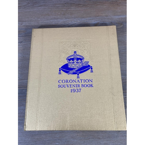 455 - Five commemorative books to include Coronation Souvenir book 1937, The Coronation of King George V a... 