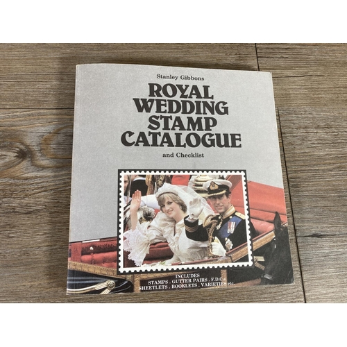 460 - Three Stanley Gibbons The Royal Wedding of Prince Charles and Lady Diana Spencer stamp albums togeth... 