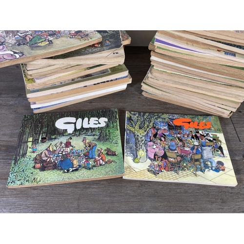 462 - A large collection of Giles cartoon books