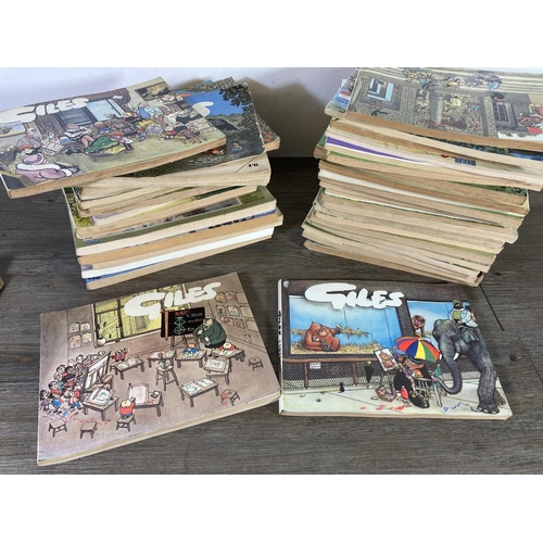 462 - A large collection of Giles cartoon books