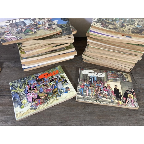 462 - A large collection of Giles cartoon books