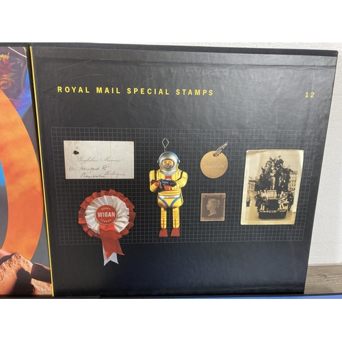 464 - Ten Royal Mail special stamp albums