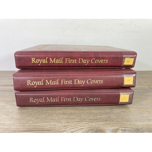 465 - Three Royal Mail First Day Covers albums