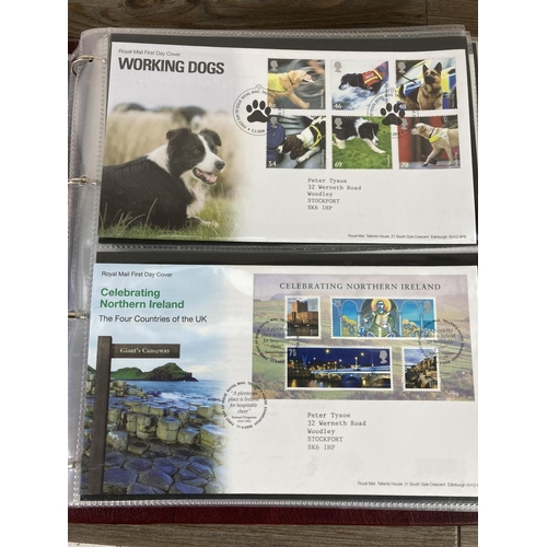 466 - Four First Day Cover albums, three Royal Mail and one Stanley Gibbons