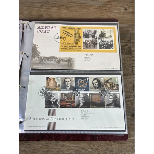 466 - Four First Day Cover albums, three Royal Mail and one Stanley Gibbons