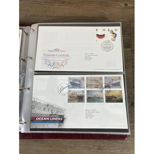 466 - Four First Day Cover albums, three Royal Mail and one Stanley Gibbons