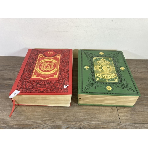 470 - Two Mid Point Press limited edition books, one Shakespeare's The Library and one Charles Dickens The... 