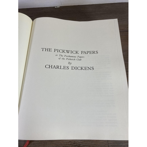 470 - Two Mid Point Press limited edition books, one Shakespeare's The Library and one Charles Dickens The... 