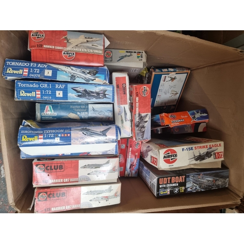 878 - A collection of Revell and Airfix model kits