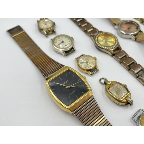 2210 - A collection of vintage and contemporary quartz and mechanical lady's watches to include Ingersoll, ... 