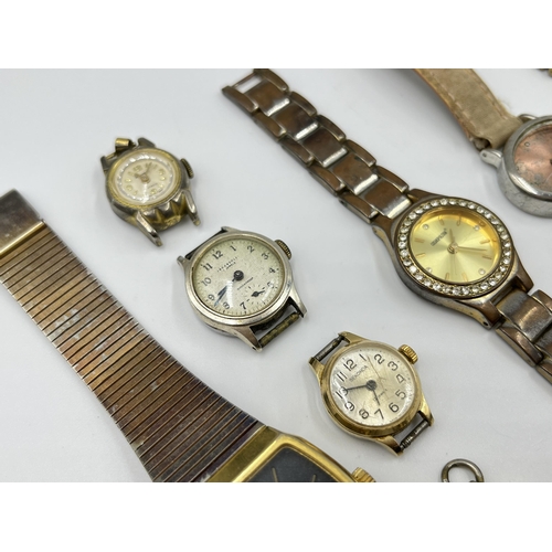 2210 - A collection of vintage and contemporary quartz and mechanical lady's watches to include Ingersoll, ... 