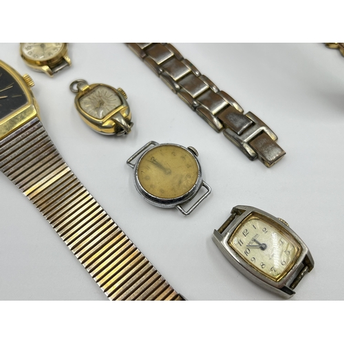 2210 - A collection of vintage and contemporary quartz and mechanical lady's watches to include Ingersoll, ... 