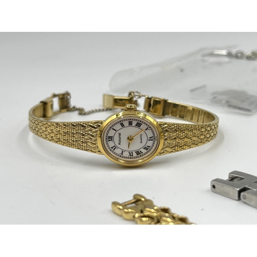 2213 - Seven lady's wristwatches to include vintage Timex mechanical, Michel Herbelin, Rotary, Pulsar etc. ... 