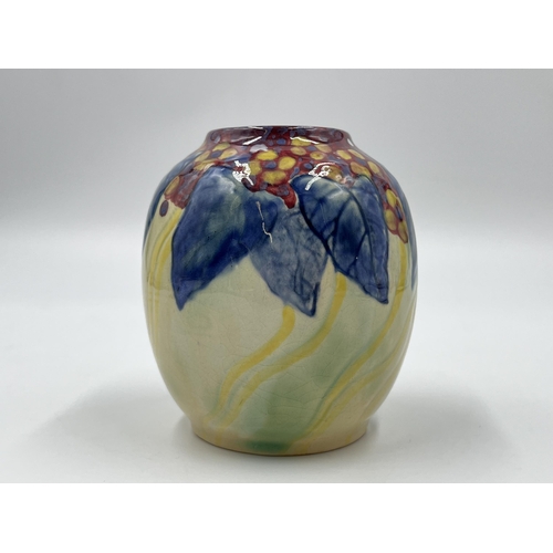 290 - A 1930s Royal Doulton D5163 vase - approx. 9.5cm high