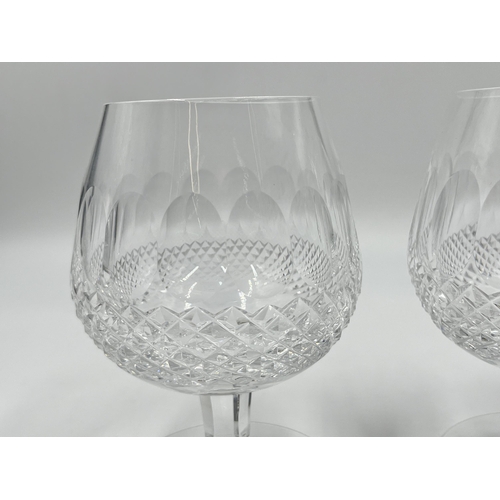 297 - A pair of Waterford Crystal brandy snifters -approx. 13cm high