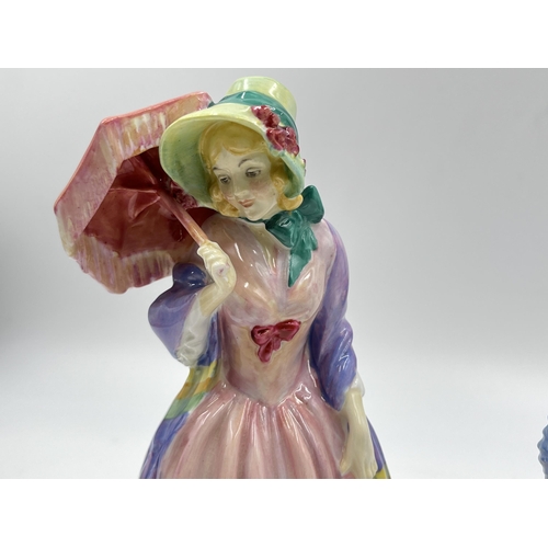 263 - Two Royal Doulton figurines, Wendy - HN 2109 and Miss Demure - HN 1402