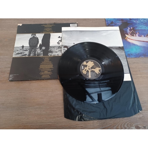 749 - Six LP vinyl records, Echo & the Bunnymen 'Porcupine', 'Echo & the Bunnymen' and 'Ocean Rain', U2 'O... 