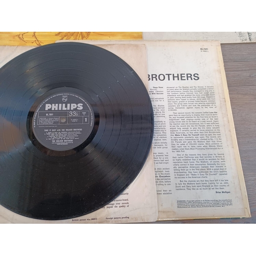 755 - Five The Walker Brothers LP vinyl records, 'The Sun Ain't Gonna Shine Anymore' (SFL-7311 Philips Jap... 