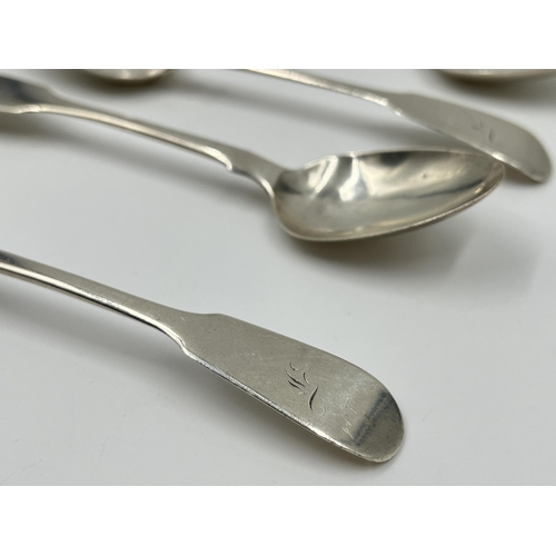 2262 - A set of five William Marshall hallmarked Edinburgh silver spoons, dated 1832 - approx. gross weight... 